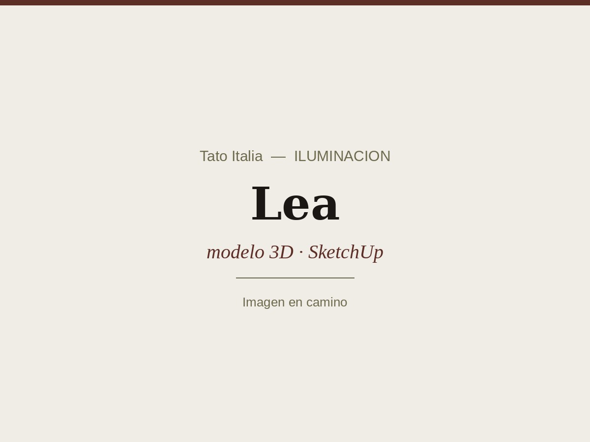 Lea — modelo 3D para SketchUp